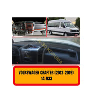 Volkswagen Crafter 2012-2019 Ön Gögüs Panel Torpido Koruma Koruyucu Kilifi Halisi Örtüsü