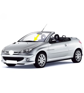 Peugeot 206 CC 2001-2006 Ön Cam Sol Sürücü Taraf Silecek Kolu
