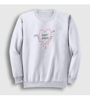 Presmono Unisex Beyaz Fine Line Harry Styles Sweatshirt 317521tt (Beyaz)