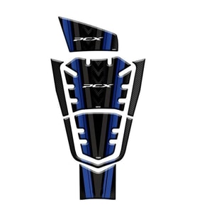 Honda PCX 2021-2024 Mavi-Siyah Tank Pad