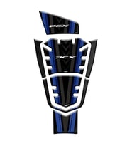 Honda PCX 2021-2024 Mavi-Siyah Tank Pad