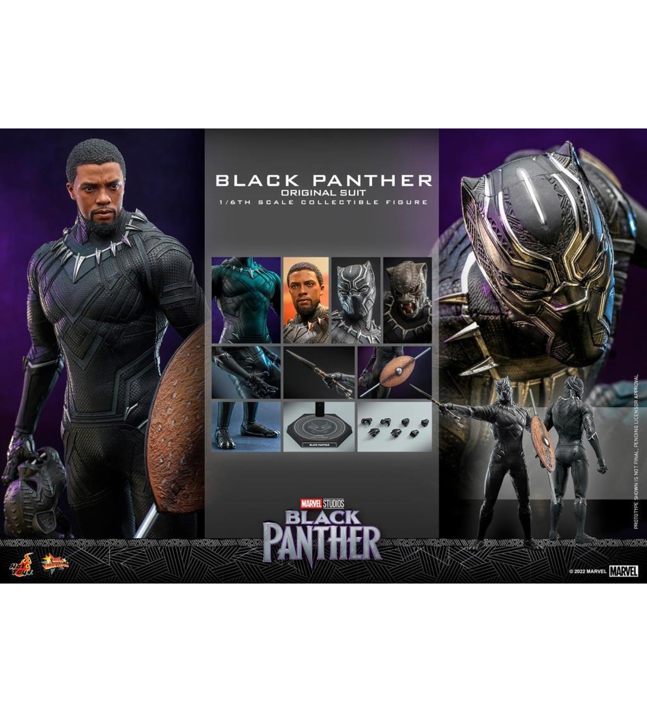 Hot Toys Black Panther (Original Suit) Sixth Scale Figure - 911691