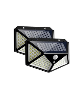 Projektör 100 Ledli Işık Sensörlü Güneş Enerjili Solar Lamba ( Lisinya )