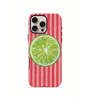 iPhone 16 Pro Vorian Çift Katmanlı Kılıf Lime Slice Pop
