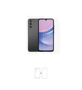 Samsung Galaxy A15 Ön, Arka ve Yan 360 Derece Tam Kaplama Poliüretan Film