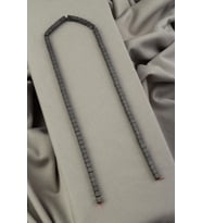 Hematit Doğal Taş Mat Gri Küp Kesim 4x4mm Dizi [AA]