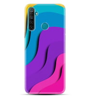 Realme 5i 5 Pro 6i 7 Pro 8 Kılıf Desemli Silikon Renk Cümbüşü 1631