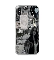Iphone Xsmax Uyumlu Lana Del Rey Desenli Şeffaf Telefon Kılıfı