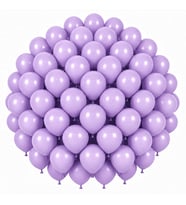 Lila Renk Lateks makaron Balon (30 cm) - 50 Adet