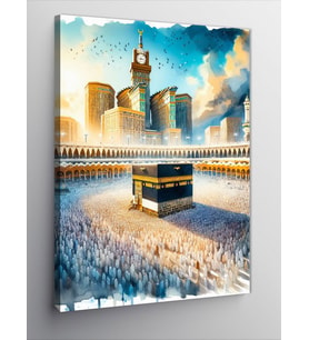 Kanvas Tablo Sulu Boya Kabe Resmi