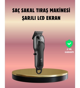 Evde ve Profesyonel Kullanıma Uygun Turbo Modlu Tıraş Makinesi
