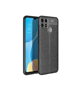Oppo A15 Uyumlu Kılıf Zore Niss Silikon Kapak (Siyah)