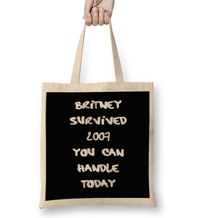 Britney Survived 2007 01 Bez Çanta Uzun Saplı