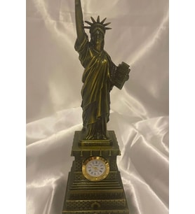 Özgürlük Anıtı Heykeli Saatli New York'un Sembolü Özgürlük Heykeli