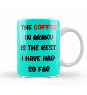 Funny coffee drinKs Art lover Gift Quote   Vintage Retro Rainbow Style Kupa Bardak Porselen