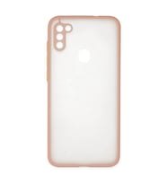 Samsung Galaxy A11 Kılıf Montreal Silikon Kapak - Pembe