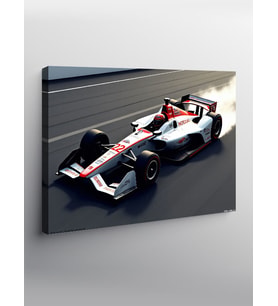 Kanvas Tablo Pistte Formula 1 Arabası