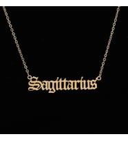 925 Ayar Gümüş Sagittarius Yay Burcu Kolye