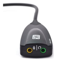 Harici USB kablolu Mİkrofon- Kulaklık girişli  USB Ses Kartı 7.1 5hv2 Kablolu USB Sound Steel Sound
