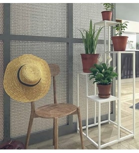 Çiçeklik Zlf 14090 Dekoratif Kule Model Metal Çelik Beyaz Statik Boya El Yapım 