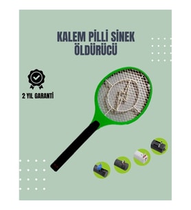 Mey İthalat® Sessiz ve Etkili Böcek Öldürücü – Üç Katmanlı Koruyucu Izgaralı Elektronik Sineklik