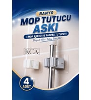 Banyo Mop Tutucu Askı, Paspas Süpürge Fırça Sapı İçin