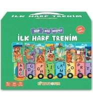 İlk Harf Trenim - Cırt Cırtlı Yapboz ve Kitap Seti