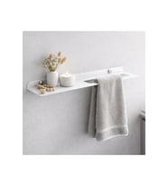 DEKORATİF BANYO MUTFAK HAVLU ASKILIK KENDİNDEN YAPIŞKANLI BEYAZ