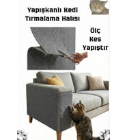 Yapışkanlı Kedi Tırmalama Halısı (Kesilebilir Mobilya Koruyucu Mat) 100*30 CM