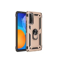 Mey İthalat® Huawei P Smart 2021 Kılıf Sofya Yüzüklü Silikon Kapak -