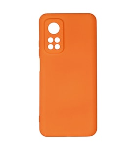 Xiaomi Mi 10t Kılıf Nano İçi Kadife Silikon - Turuncu