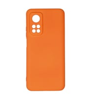 Xiaomi Mi 10t Kılıf Nano İçi Kadife Silikon - Turuncu