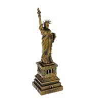 Retro Metal Özgürlük Heykeli Bronz 25 cm (Karışık)
