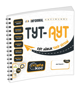 2024 TYT-AYT İnformal Yayınları Meta Koç Eşit Ağırlık Öğrenci Takip Sistemi (Spi (Beyaz)