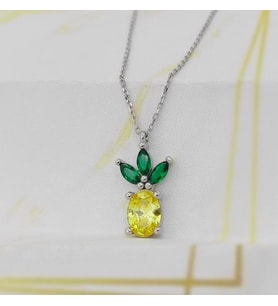 ANANAS 925 AYAR GÜMÜŞ KOLYE