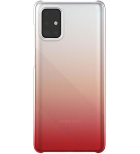 Galaxy A51 ile Uyumlu Koruyucu Kılıf Kırmızı GP-FPA515WSBRW