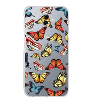PrintiFy Samsung Galaxy J6+ Plus ile Uyumlu Water Color 2  Kamera Korumalı Şeffaf  Kılıf