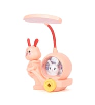 Tavşan Modelli Led Masa Lambası (Pembe)