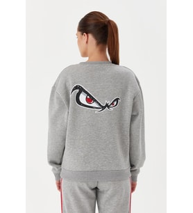 No Fear Kadın Sweatshirt Gri 72466