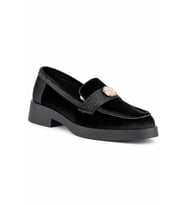 STATO Melina Metal Aksesuarlı Kadın Loafer - Siyah Kadife