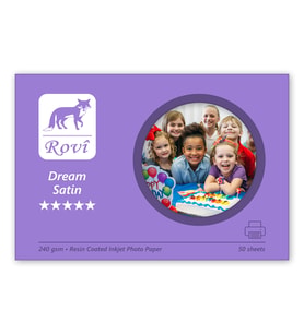 Rovi Dream Satin Fotoğraf Kağıdı 240gsm 50yp 10x15 : Standart - Karışık