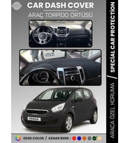 KİA VENGA (2009-2011) Torpido Örtüsü Ön Panel Halı Torpido Koruma Tam Uyum Araca Özel Kaymaz