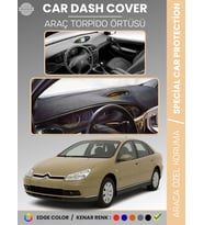 CITROEN C5 (2004-2008) Torpido Örtüsü Ön Göğüs Torpido Koruma Tam Uyum Çatlamayı Önler Kolay Montaj