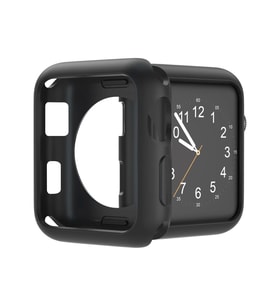 iOS Uyumlu Watch 38 - 40 - 42 - 44 Mm Yumuşak Siyah Premium Silikon Kılıf