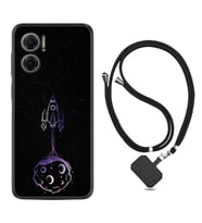 Xiaomi Redmi Note 11E Kılıf Silikon Boyun Askılı İpli Desenli Silikon Master Space 1630