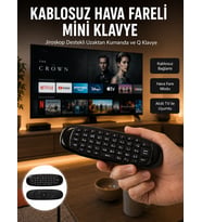 Android TV ve PC Uyumlu Kablosuz Hava Fareli Kumanda