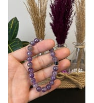 AMETİST DOĞAL TAŞ BİLEKLİK 8mm