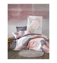 Cotton Box Modeline Ranforce Çift Kişilik Complete Set Leron Gri