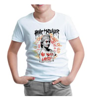 Statue with a Heartbreaker Quote Beyaz Çocuk Tshirt