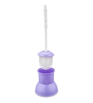 Omnisoft FLR F042 Plastik Lüks Klozet Wc Fırçası Mor
